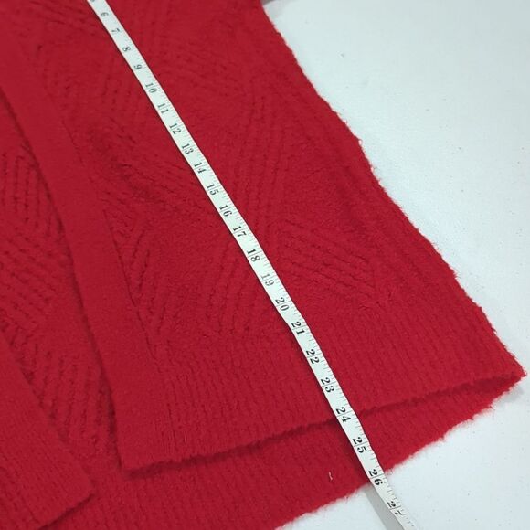 Anthropologie Sweater Womens XS Red Moth Open Front Cardigan - Picture 7 of 7